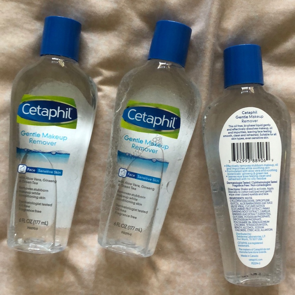 Cetaphil gentle makeup remover (Bundle of 3)